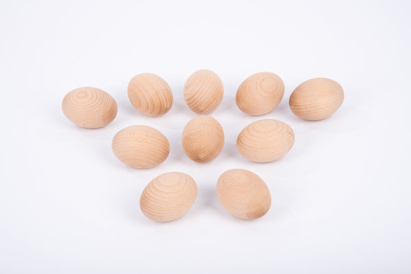 Natural Wooden Eggs