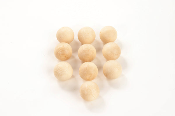 Natural Wooden Balls 50Mm