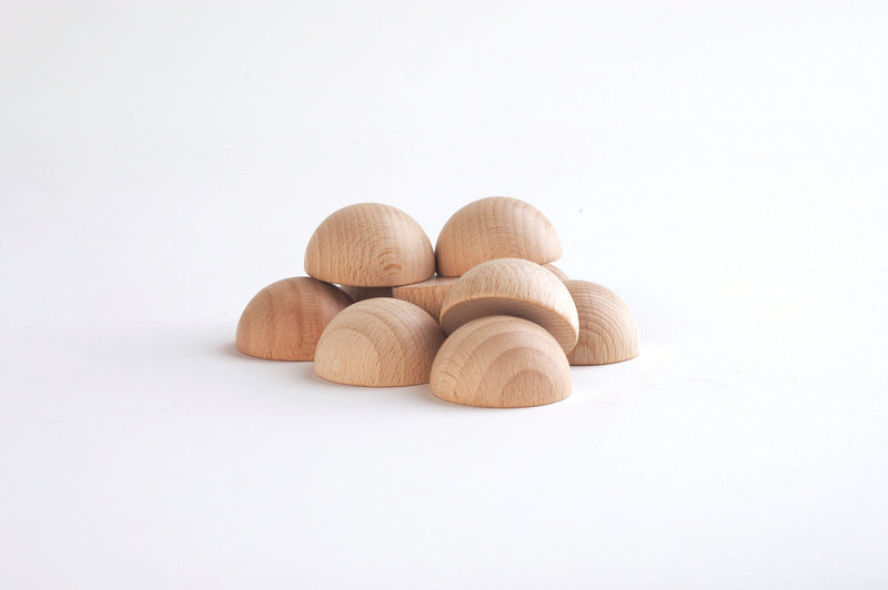 Natural Wooden Semispheres