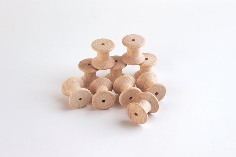 Natural Wooden Spools