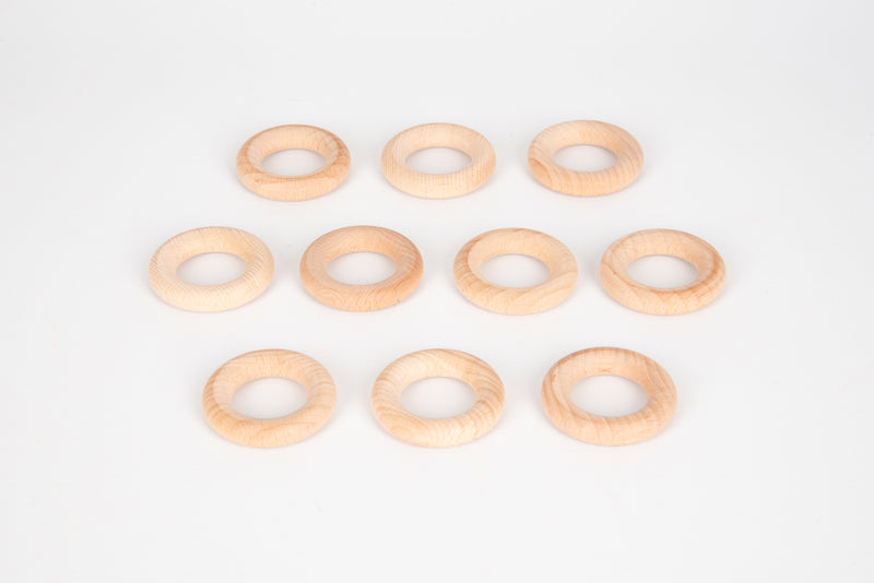 Natural Wooden Rings 48Mm