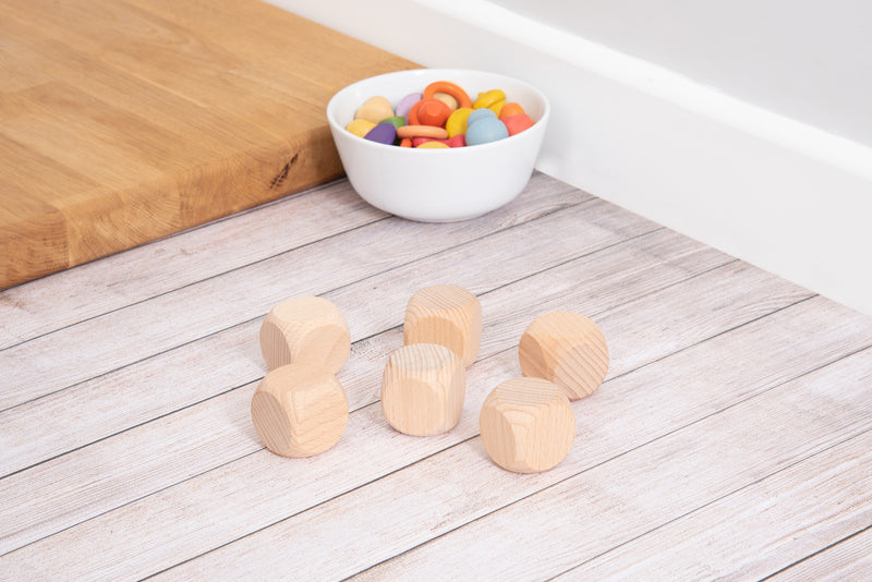 Natural Wooden Cubes 40Mm