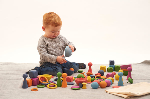 Rainbow Wooden Super Set