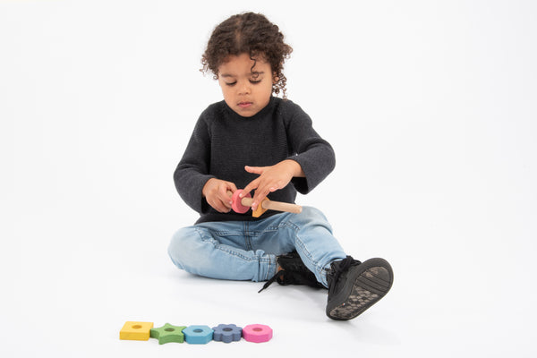 Rainbow Wooden Shape Twister