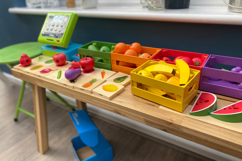 Wooden Sorting Fruit & Vegetable Crates