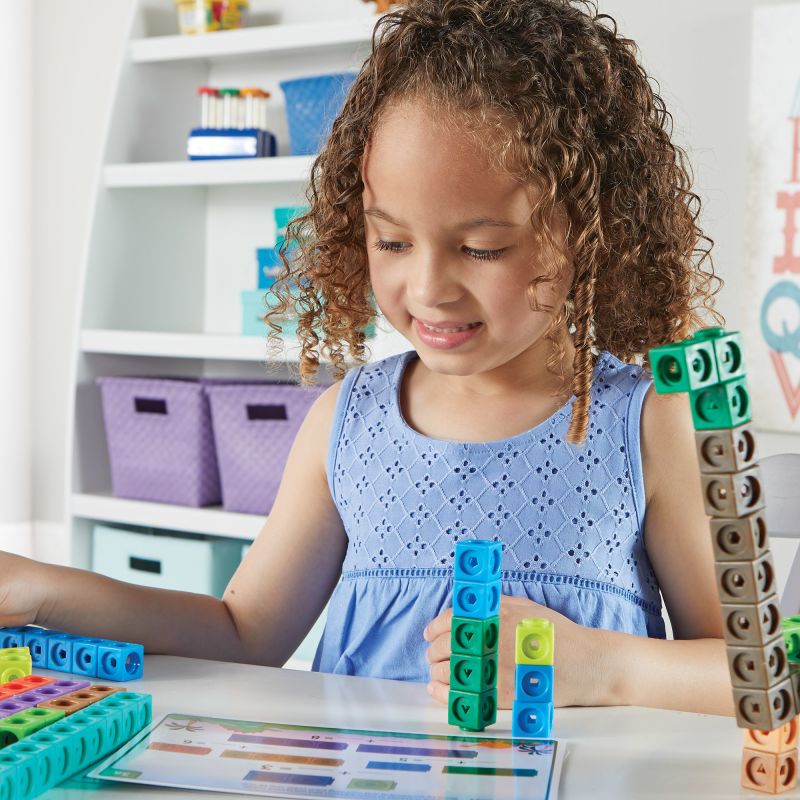Mathlink® Cubes Early Maths Activity Set - Dino Time