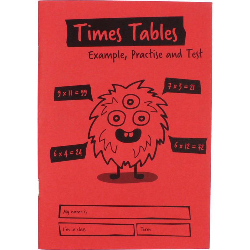 A5 Children's Times Table Book pk 30