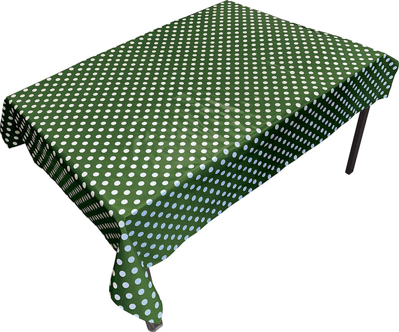 PVC Table Cover Green Spot - Rectangular