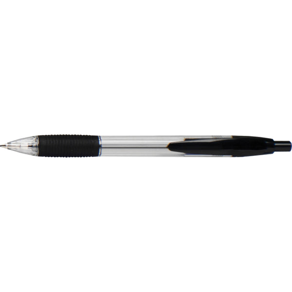 Retractable-Ball-Point-Pen-(Black)-pk-10