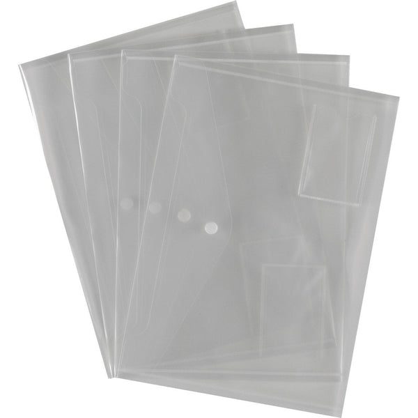 Plastic-Popper-Wallets-(Clear)-pk-5