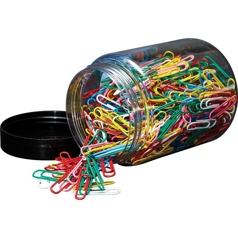 Paper-Clips-32mm-(Assorted)-Tub-pk-500