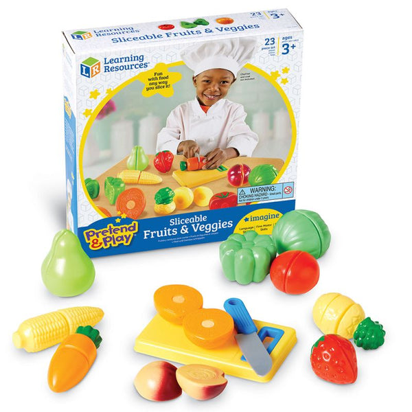 Pretend & Play® Sliceable Fruits ,Veggies