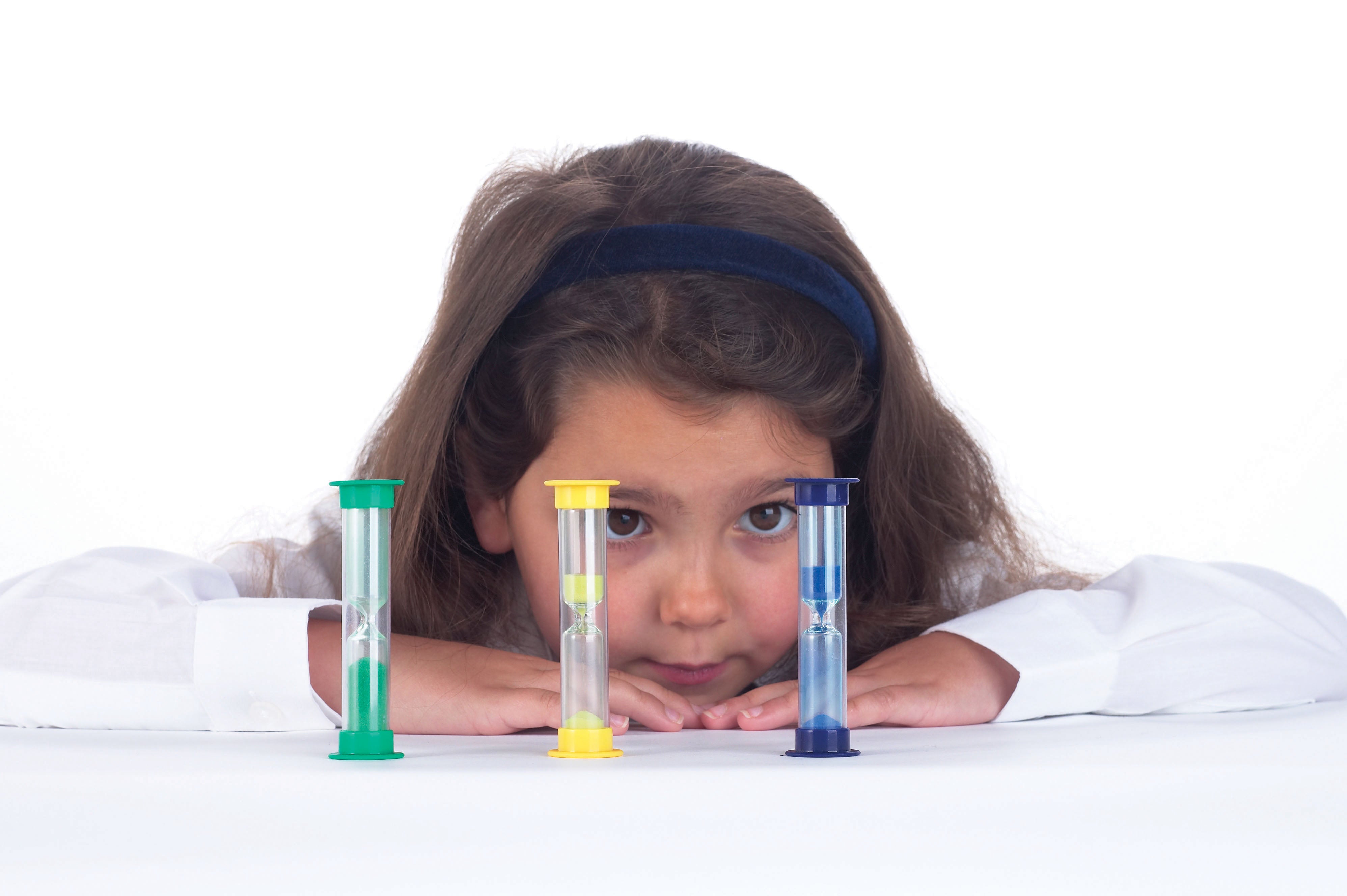 Sand Timer Forehead Mini Sand Timer - 3 Minute Yellow