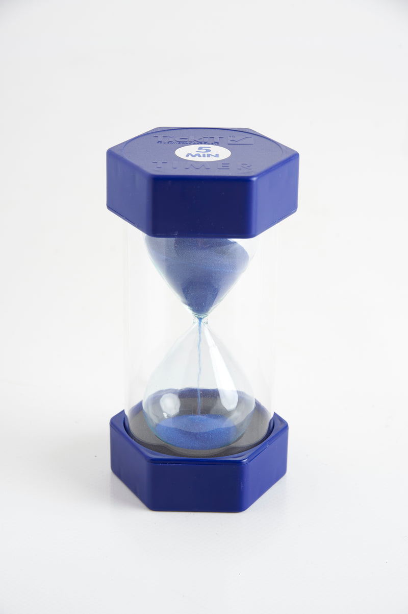 Mega Sand Timer 5 Min Blue