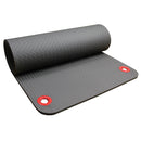 Align Pilates Studio Mat 10mm, Graphite, With Eyelets
