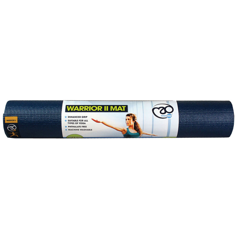 Warrior Yoga Mat Ii 4mm Thick, Blue