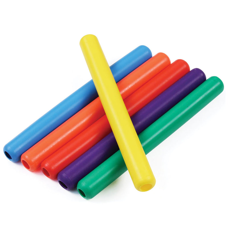 Plastic Relay Batons Junior, 32mm Dia., Set of 6