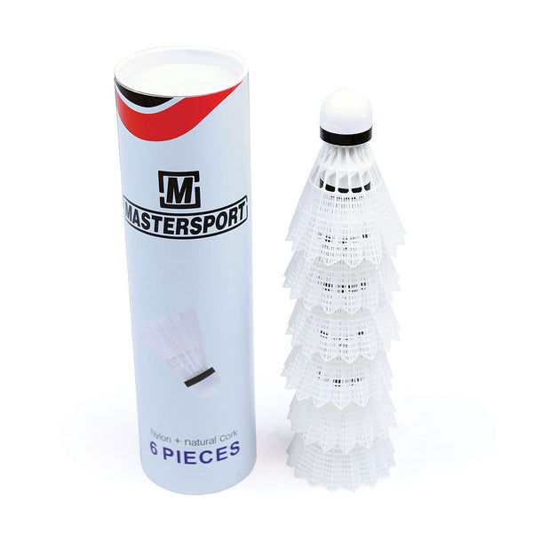 Mastersport Shuttlecock Cork Base, Tube of 6