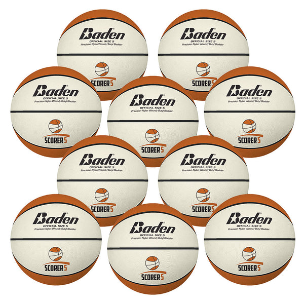 Baden Scorer Basketball Size 5 - Br425, Bag of 10