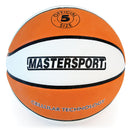 Mastersport Cellular Basketball Size 5, Orange/White