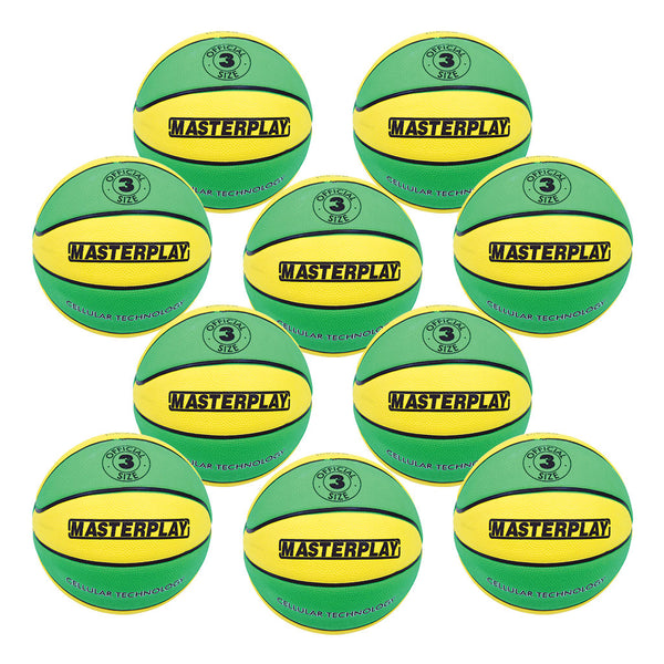 Masterplay Cellular Basketball Size 3, Bag of 10