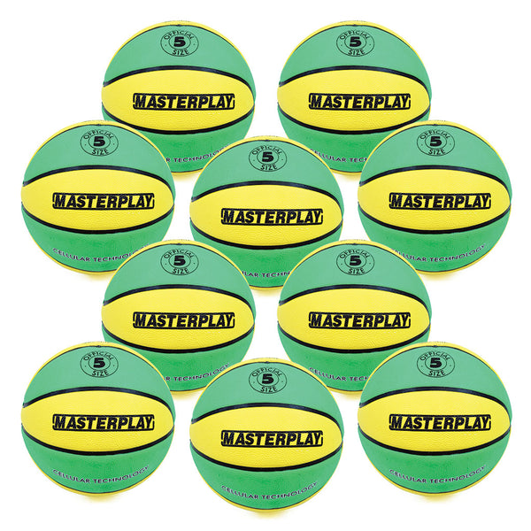 Masterplay Cellular Basketball Size 5, Bag of 10