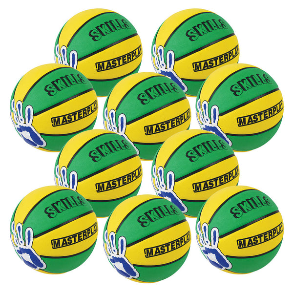 Masterplay Cellular Skills Basketball Size 5, Bag of 10