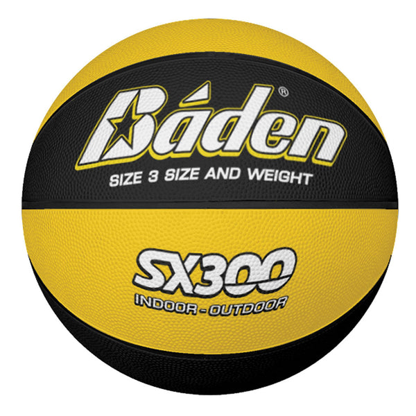 Baden Sx Series Basketball Size 3 - Sx300, Black/Yellow