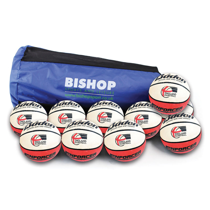 Baden Enforcer Basketball Size 6, Bag of 10