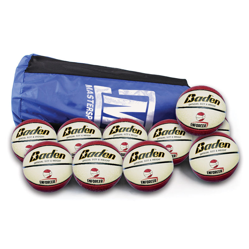 Baden Enforcer Basketball Size 7, Bag of 10