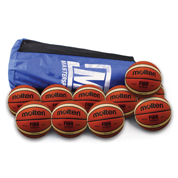 Molten Gmx/Bg3800 Series Basketball Size 7, Bag of 10