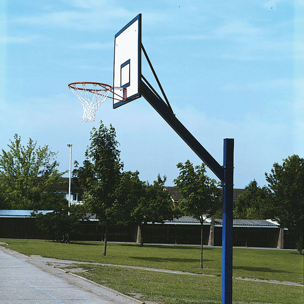 Cantilever Basketball Goal C/W Mdf Backboard, Single Unit