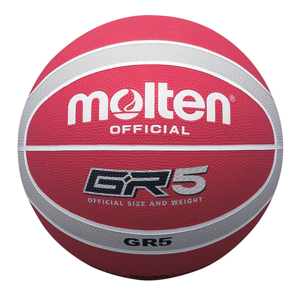 Molten Gr Coloured Series Basketball Size 5, Red/Silver