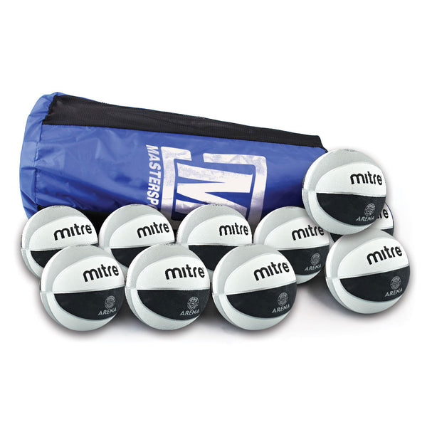 Mitre Arena Basketball Size 5, Bag of 10