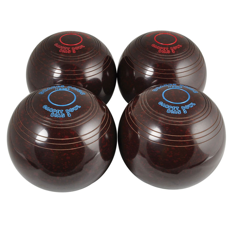 Biased Indoor Carpet Bowls Brown