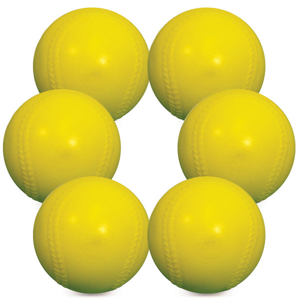 Rubber Sponge Baseball Yellow, Bag of 6