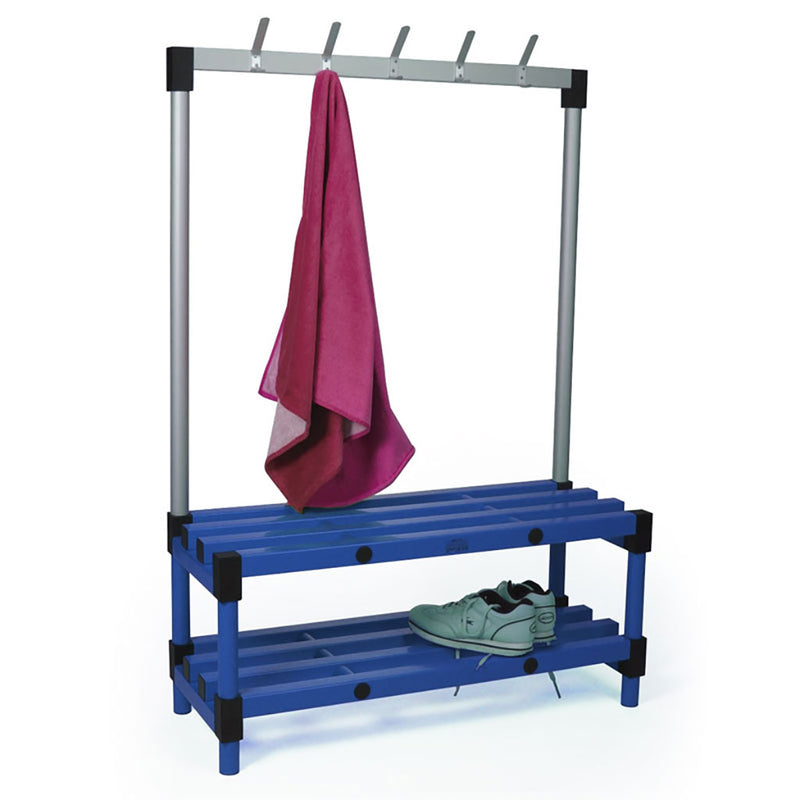 Stacarac Changing Room Bench And Rail 1M Blue