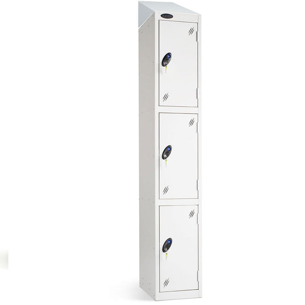 Probe Locker With Sloping Top 178 H X 30.5 W X 45cm D 3 Door