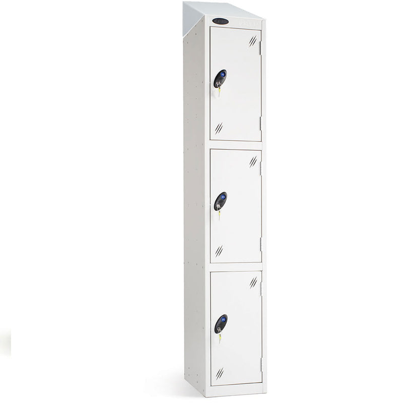 Probe Locker With Sloping Top 178 H X 30.5 W X 45cm D 3 Door