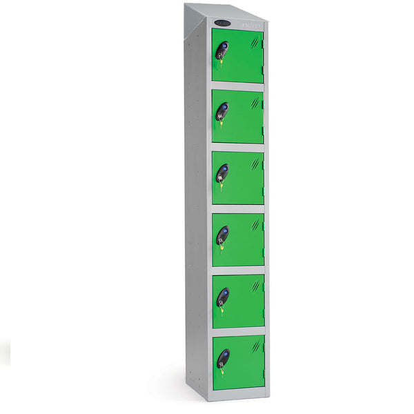 Probe Locker With Sloping Top 178 H X 30.5 W X 45cm D 6 Door