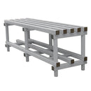 Vendiplas Bench 2M L x 35 W x 49cm H, Grey