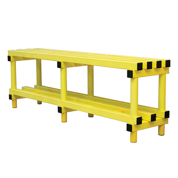 Vendiplas Bench 2M L x 35 W x 49cm H, Yellow
