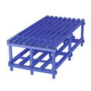 Vendiplas Double Sided Bench 1.5M L x 75 W x 49cm H, Blue