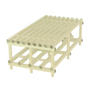 Vendiplas Double Sided Bench 1.5M L x 75 W x 49cm H, Beige