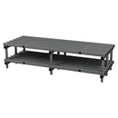 Vendiplas Bench And Rail 1.50M L x 0.45M W x 0.49M H, Grey