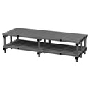 Stacarac Changing Room Double Bench 1.00M L x 0.80M W x 0.45M H, Grey