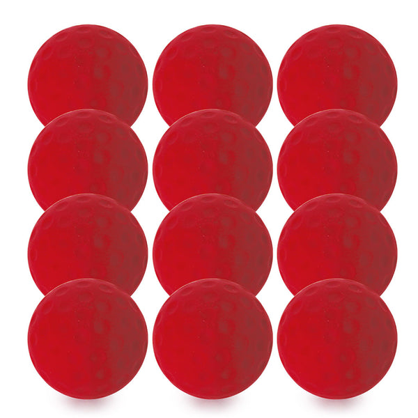 Bola Dimpled Practice Ball  Red, Set of 12