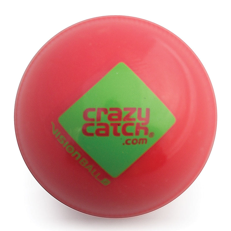 Crazy Catch Vision Ball Level 3, Red, Bag of 6