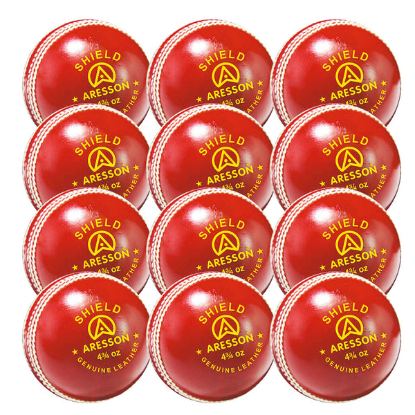 Aresson Shield Cricket Ball 4.75Oz, Bag of 12