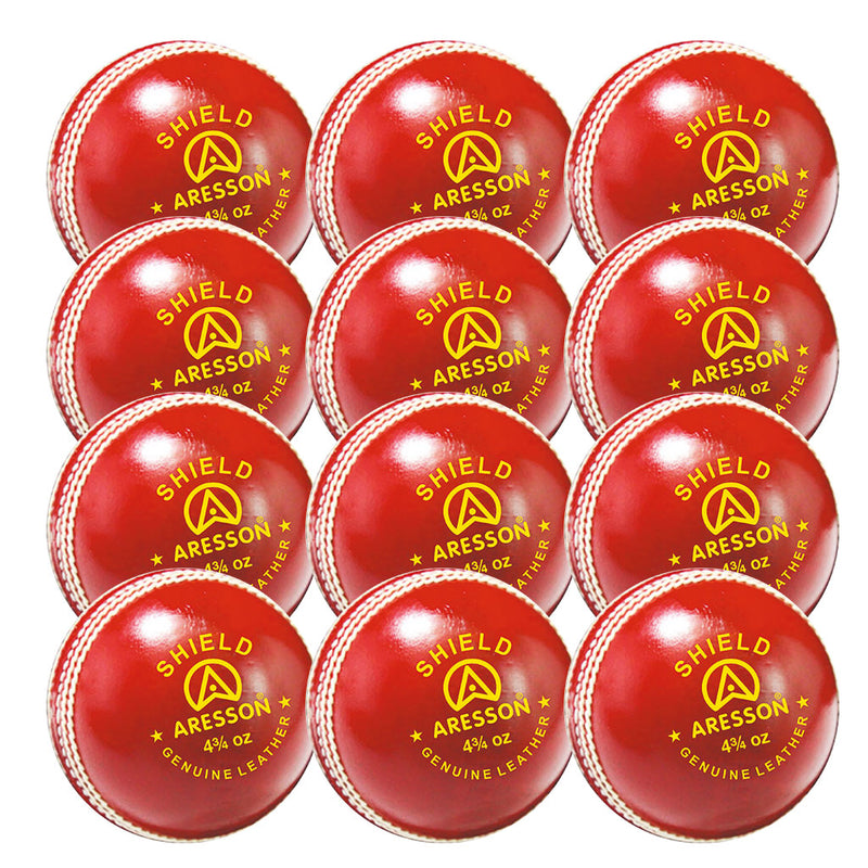 Aresson Shield Cricket Ball 4.75Oz, Bag of 12